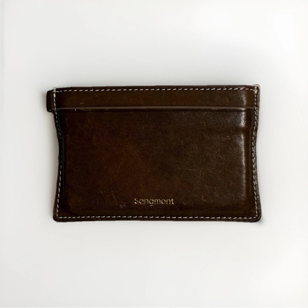 Songmont Dark Brown Leather Card Holder